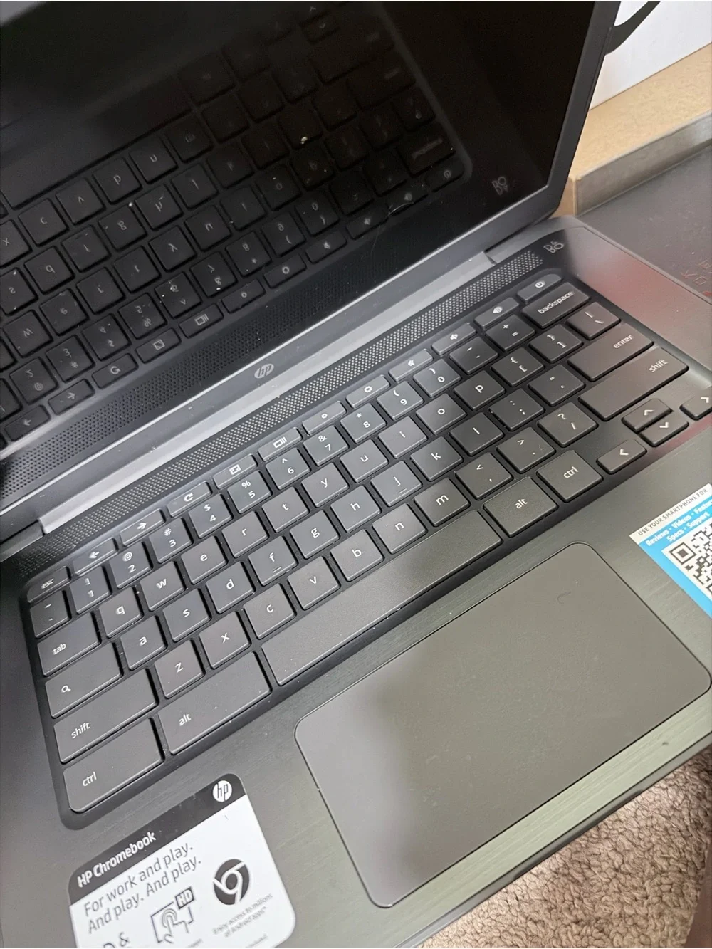 Chrome book with charger